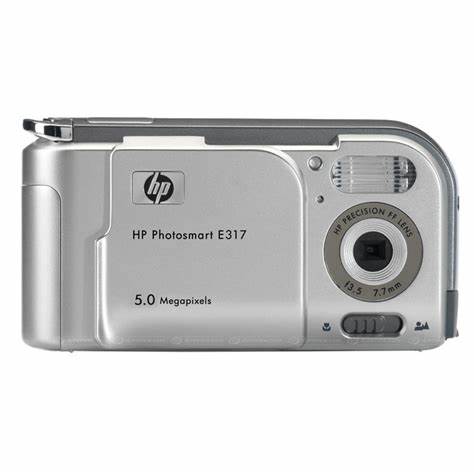 HP-Photosmart E317 Digitale Compact Camera - Zilver (In doos) Tweedehands