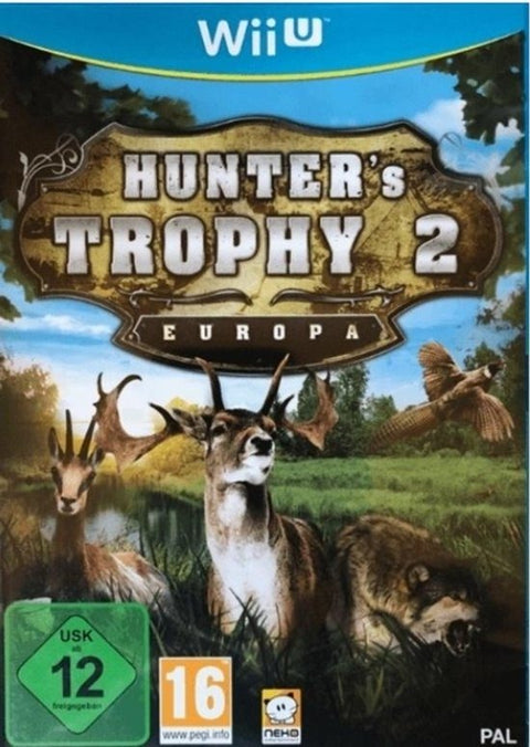 Nintendo Wii U Hunter's Trophy 2 Europa, doos voorkant, tweedehands