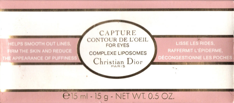 Yves Saint Laurent-Vintage Capture Contour de l’Oeil Oogcrème / Oogcontourverzorging Complexe Liposomes - 15 ml (Nieuw)
