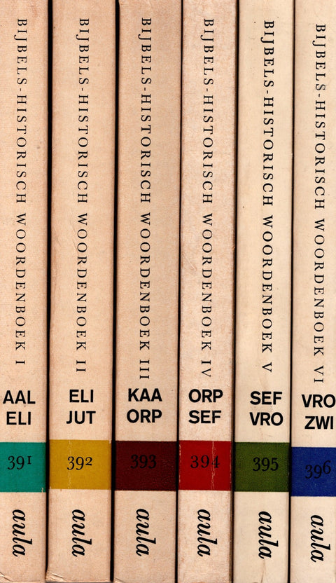 Boek-Bijbels-historisch woordenboek: Set van 6 boeken : Aula 391 tm 396-tweedehands
