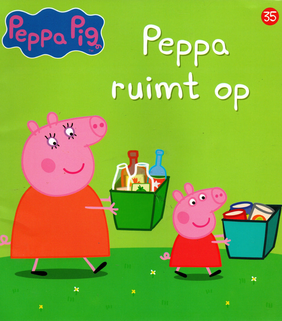 Boek-Peppa Pig 35 - Peppa ruimt op-tweedehands