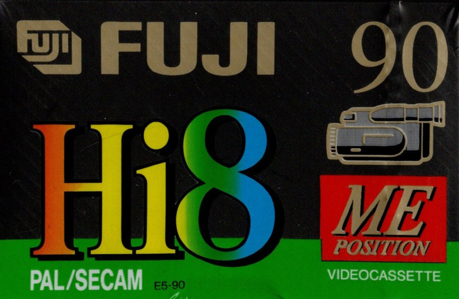 Fujifilm-Hi8 Videoband / Videocassette E5-90 (8mm, ME Position, 90 Min) (Nieuw)