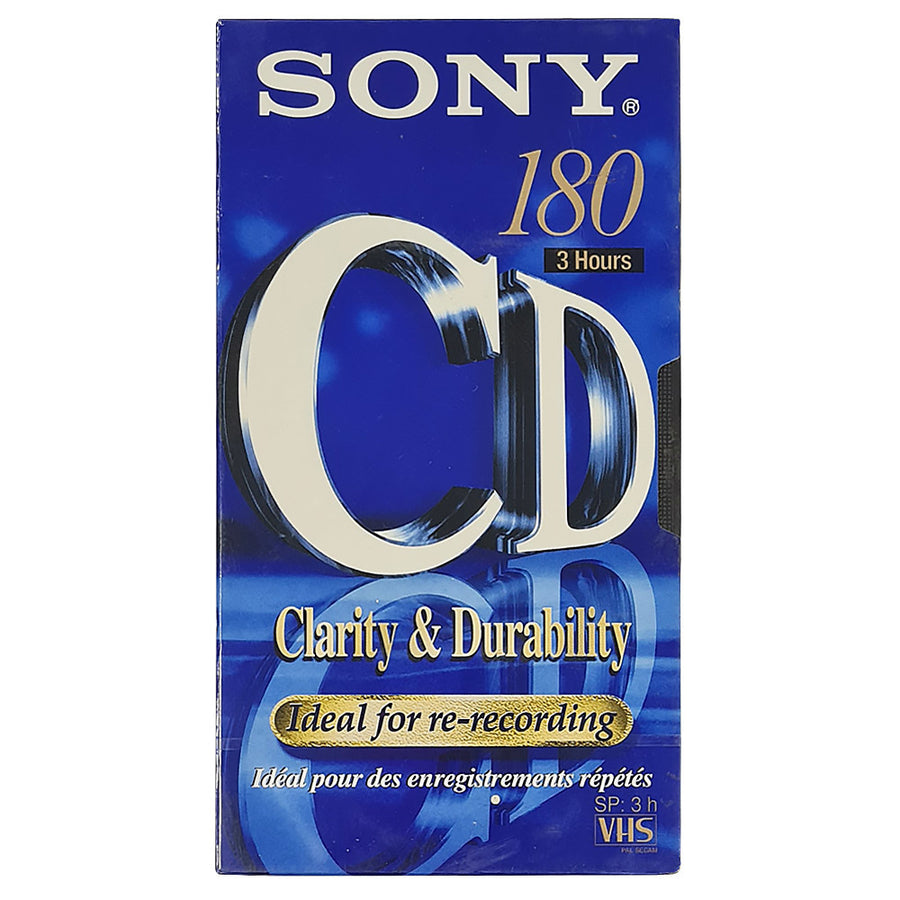 Sony-E-180 CD VHS Videoband / Videocassette 180 Minuten (PAL) (Nieuw)