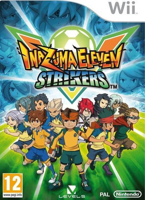Nintendo Wii Inazuma Eleven Strikers, doos voorkant, tweedehands