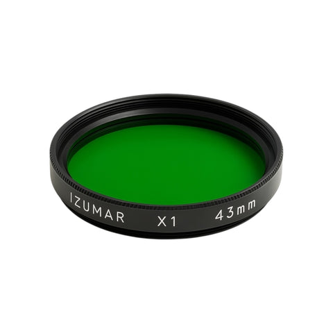 Izumar-43 mm X1 Groen Coated Filter – Zwart-wit Contrastversterking (Nieuw)