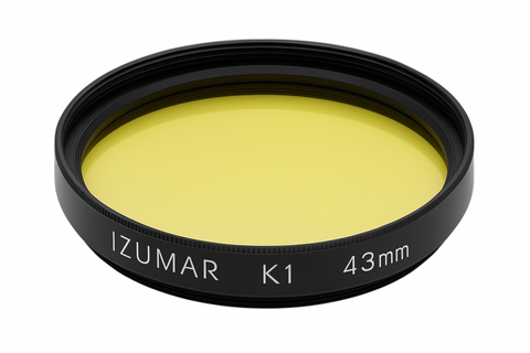 Izumar-43mm - K1 Geel Coated Filter – Contrastversterking & Haze-reductie (Nieuw)