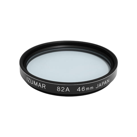 Izumar 46 mm 82A lichtbalancerend filter voor subtiele koeling, lichtblauw filterglas met opdruk 82A 46mm Japan