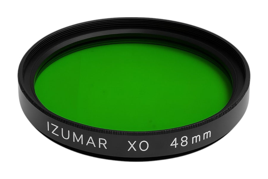 Izumar-48 mm X‑O Geel‑Groen Coated Filter – Zwart‑wit Contrastoptimalisatie (Nieuw)