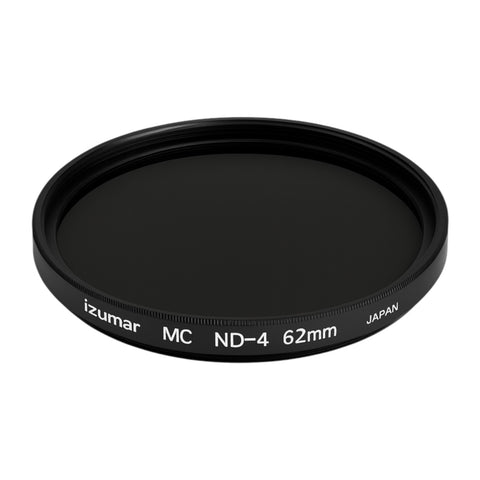 Izumar-62 mm ND‑4 Neutral Density Filter – 2‑Stop Lichtreductie (Nieuw)