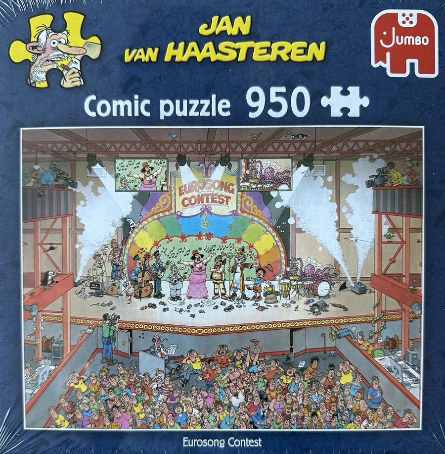 Jan van Haasteren-Eurosong Contest - 950 Stukjes - Puzzel (Nieuw)