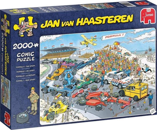Jan van Haasteren-Formule 1 De Start puzzel - 2000 Stukjes - Puzzel (Nieuw)