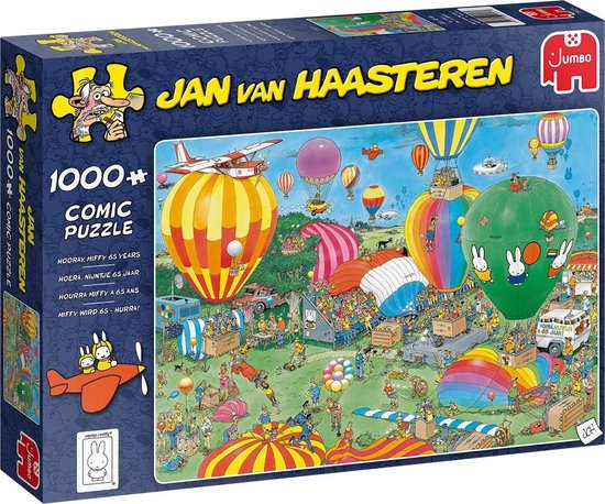 Jan van Haasteren-Hoera! Nijntje 65 Jaar - 1000 Stukjes - Puzzel (Compleet) Tweedehands