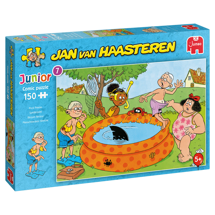 Jan van Haasteren-Junior Spetterpret Puzzel - 150 stukjes - Kinderpuzzel (Nieuw)