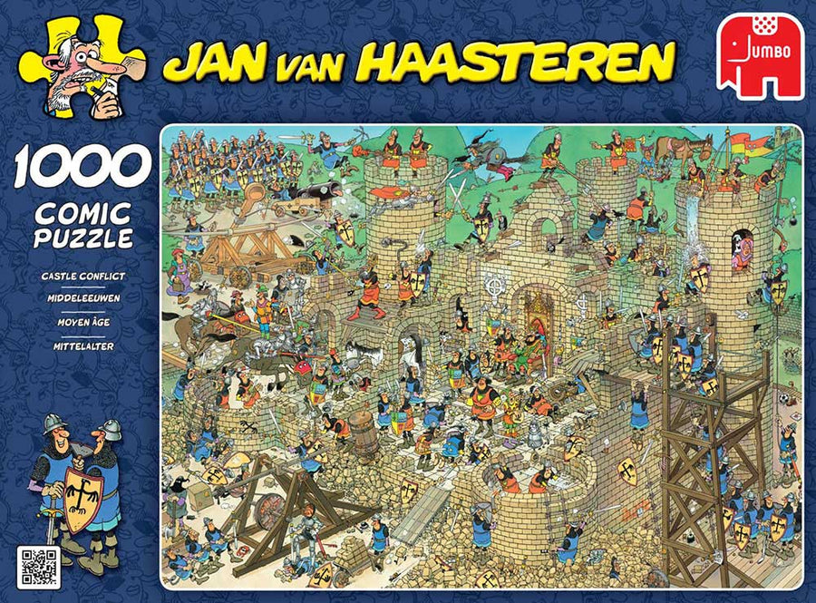 Jan van Haasteren-Middeleeuwen - 1000 Stukjes - Puzzel (Compleet) Tweedehands