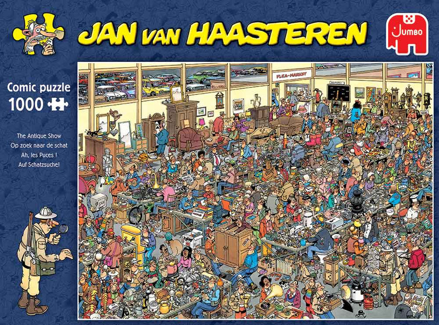 Jan van Haasteren-Op Zoek Naar De Schat - 1000 Stukjes - Puzzel (Compleet) Tweedehands