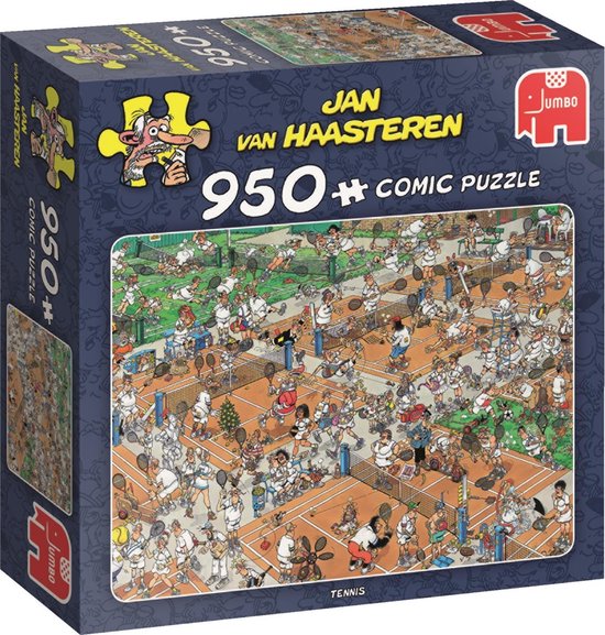 Jan van Haasteren-Tennis - 500 Stukjes - Puzzel (Nieuw)