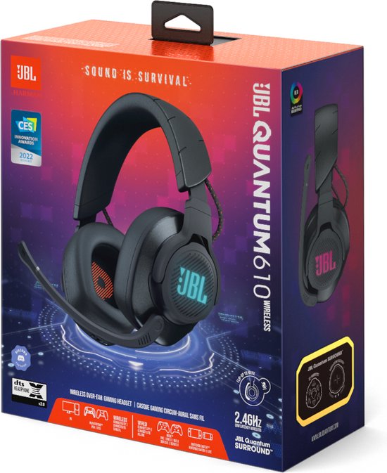 JBL-Quantum 610 Gaming Headset voor PC, Playstation 4, 5 en Xbox One (Nieuw)