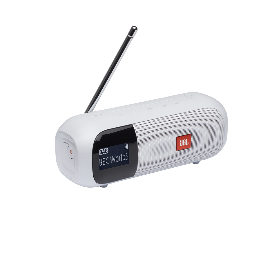 JBL-Tuner 2 - Draagbare DAB+ Radio Met Bluetooth - Wit (Nieuw)