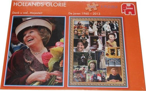 Jumbo-Hollands Glorie: Dank u wel, Majesteit en De jaren 1960-2013 Puzzel - 1000 stukjes (Nieuw)