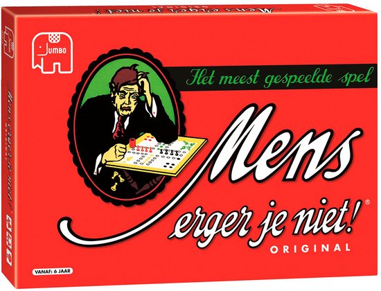 Jumbo-Mens Erger Je Niet! - Bordspel (Nieuw)