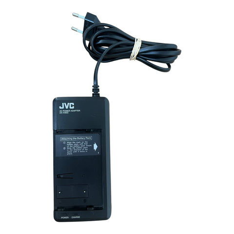 JVC AA-V3EG acculader voor BN-V3U, zwarte AC power adapter met netsnoer, tweedehands