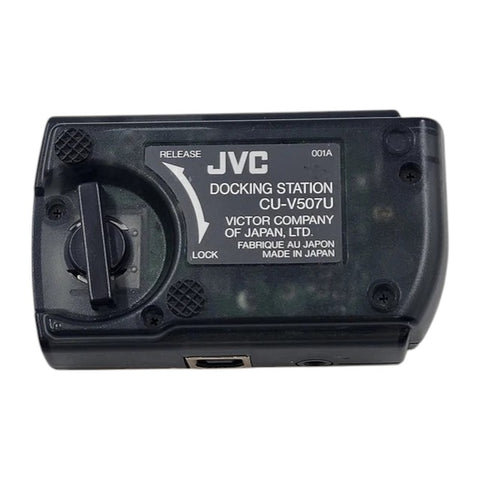 JVC docking station CU-V507U, zwart met etiket Docking Station CU-V507U en draaivergrendeling