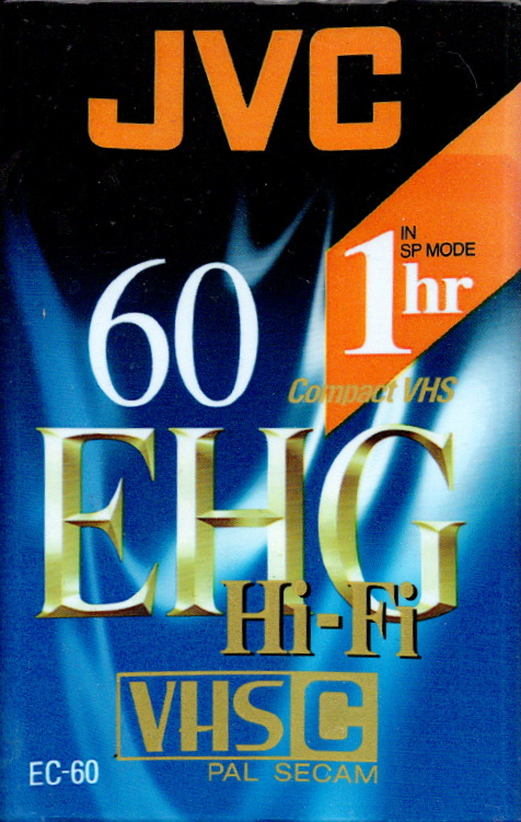 JVC-EC-60 EHG Hi-Fi VHS-C Compact Videocassette (Nieuw)