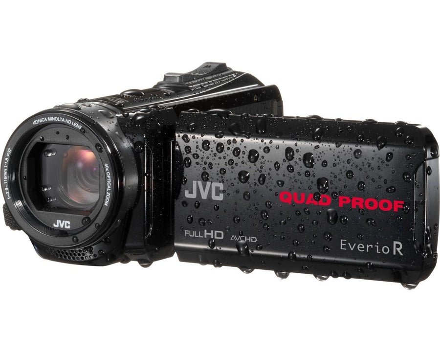 JVC Everio R GZ-R435 Quad-Proof Full HD camcorder zwart