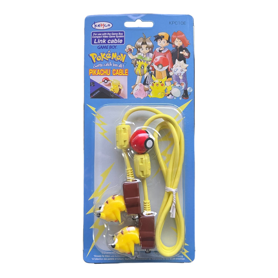 Kemco-Link Kabel voor Nintendo Game Boy Color, Pocket - Pikachu Edition (Nieuw)