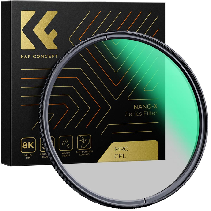 K&F Concept-67 mm Nano‑X MRC Slim Circular Polarizer Filter - KF01.972 (Nieuw)