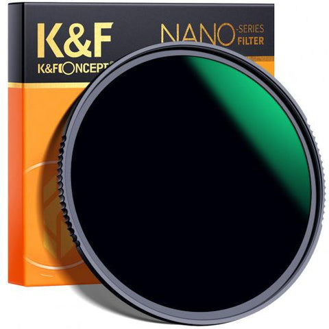 K&F Concept-ND1000 Nano‑X 37 mm – 10‑Stops Neutraaldichtheid (ND) Filter - KF01.997 (Nieuw)