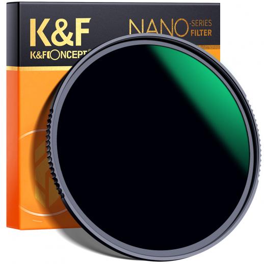 K&F Concept-ND1000 Nano‑X 37 mm – 10‑Stops Neutraaldichtheid (ND) Filter - KF01.997 (Nieuw)