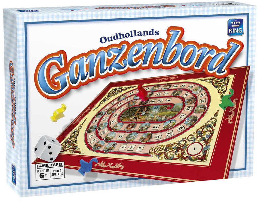 King-Oudhollands Ganzenbord Bordspel (Nieuw)