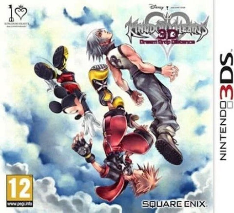 Nintendo 3DS Kingdom Hearts 3D Dream Drop Distance, doos voorkant, tweedehands
