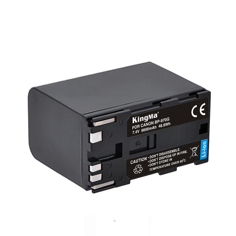 KingMa-Accu voor Canon BP-970G - 6600mAh (Nieuw)