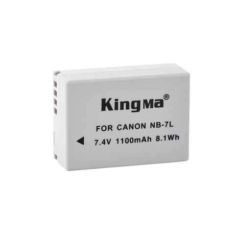 KingMa-Accu voor Canon NB-7L - 1100mAh (Nieuw)
