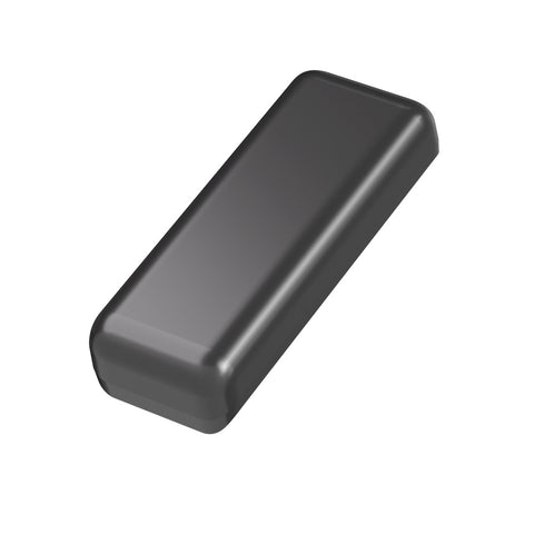 KingMa accu voor Insta360 One R 1200mAh, zwart, schuin van de gladde kant