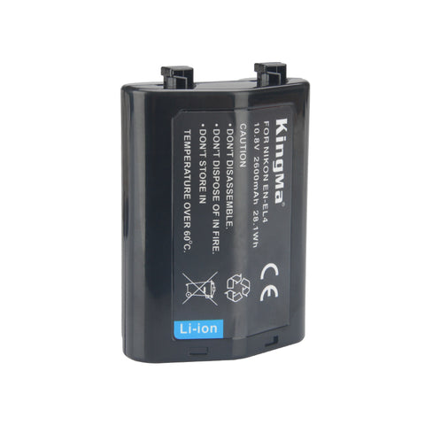 KingMa-Accu voor Nikon EN-EL4 - 2600mAh (Nieuw)