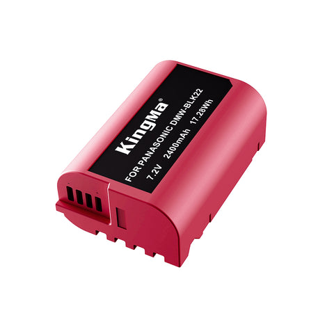 KingMa-Accu voor Panasonic DMW-BLK22 - 2400mAh (Nieuw)