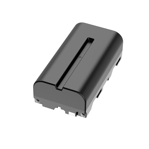 KingMa accu voor Sony NP-F570 3200mAh, zwart, accu schuin van achteren zonder label