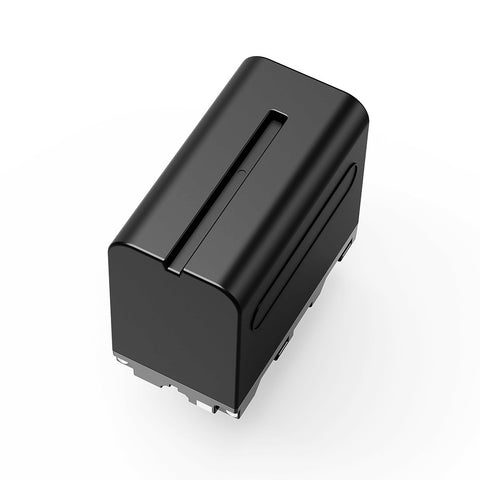 KingMa accu voor Sony NP-F970 8190mAh, zwart, accu schuin van achteren zonder label