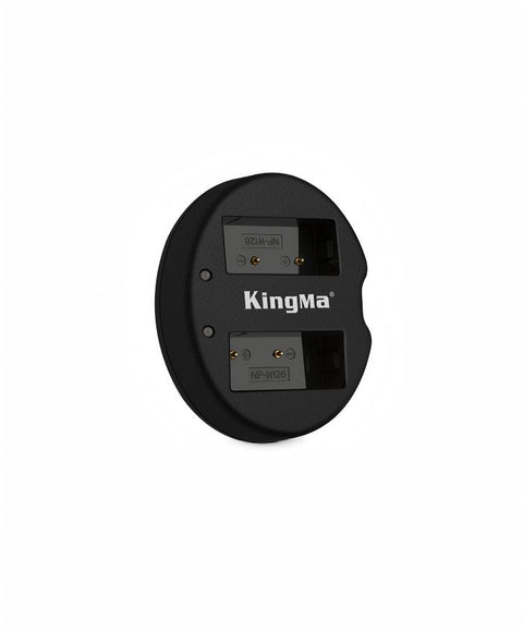 KingMa-Dubbele USB-lader voor Fujifilm NP-W126/NP-W126S (Nieuw)