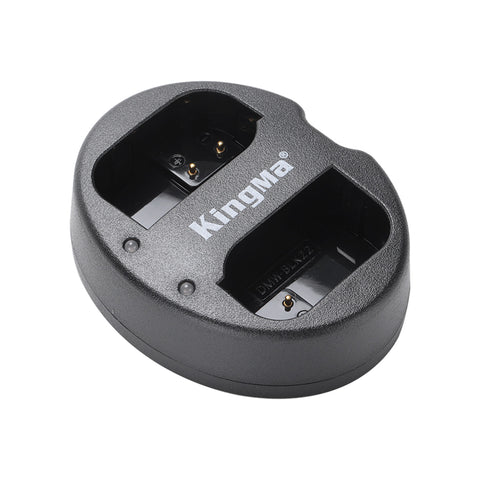 KingMa-Dubbele USB-lader voor Panasonic DMW-BLK22 (Nieuw)
