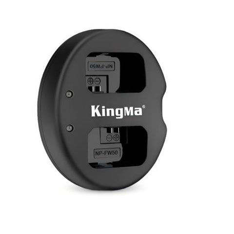 KingMa-Dubbele USB-lader voor Sony NP-FW50 (Nieuw)