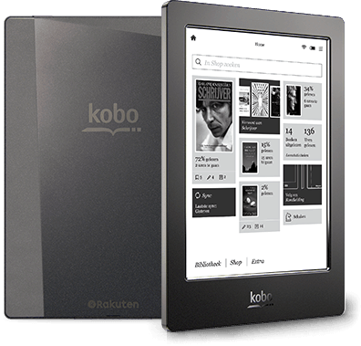 Kobo-Aura H2O E-reader 6.8" Inch - Zwart Tweedehands
