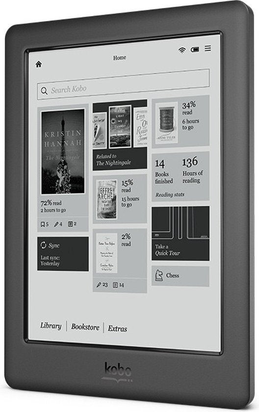 Kobo-Touch 2.0 eReader 6" - Wi-Fi - Zwart Tweedehands