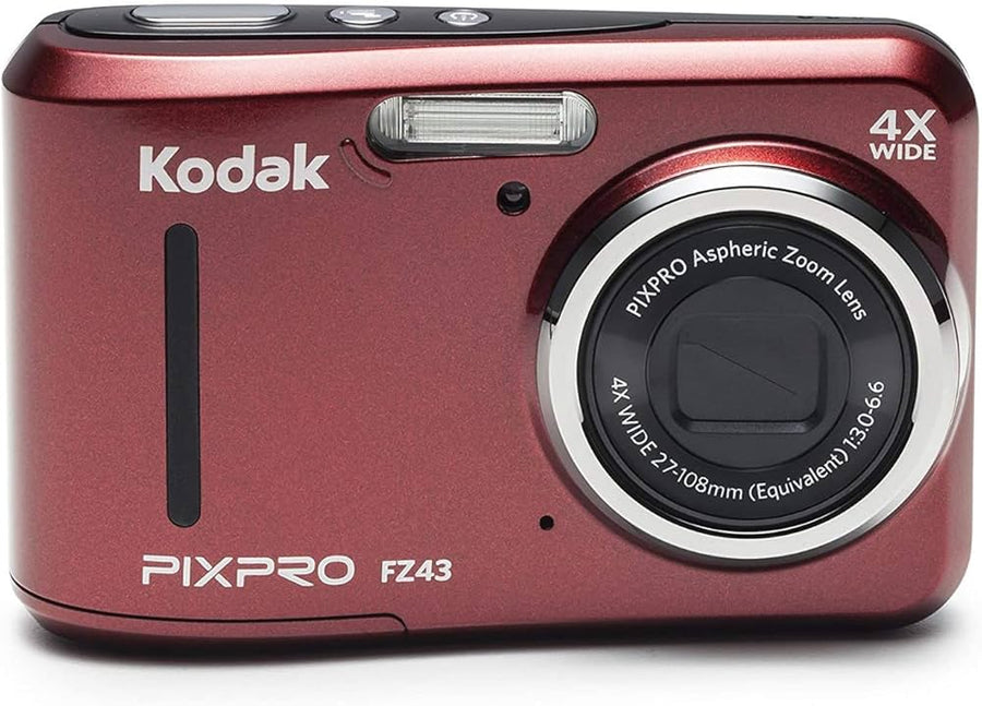 Kodak-PixPro FZ43 Digitale Compact Camera - Rood-tweedehands