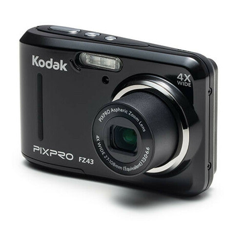 Kodak-PixPro FZ43 Digitale Compact Camera - Zwart (Nieuw)