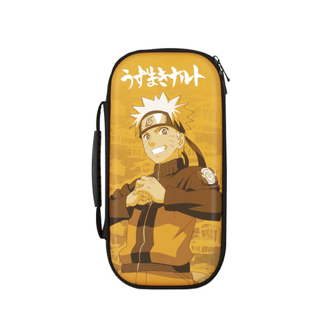 Konix Travel Case voor Nintendo Switch Naruto Shippuden, oranje hoes met Naruto, tweedehands