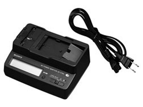 Sony AC-Adapter en Acculader AC-V700 voor Sony InfoLITHIUM NP-F batterijen, voorkant, tweedehands